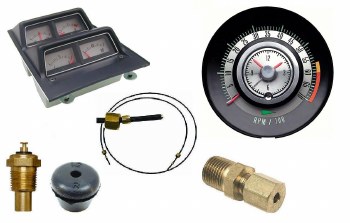 1968 Camaro Dash Tach &amp; Console Gauge Package Kit  w/6/7 Tach