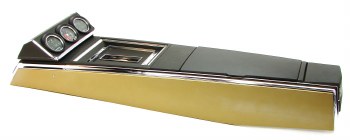 1967 Camaro Console &amp; Gauges Assembled w/PG Trans OE Quality!  Gold