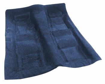 1969 Camaro &amp; Firebird Molded Carpet Set Custom 1 Piece  Dark Blue