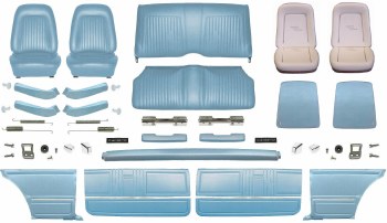 1967 Camaro Coupe Master Standard Interior Kit  Light Blue