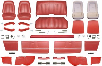 1967 Camaro Convertible Master Standard Interior Kit  Red