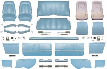 1967 Camaro Convertible Master Standard Interior Kit  Light Blue