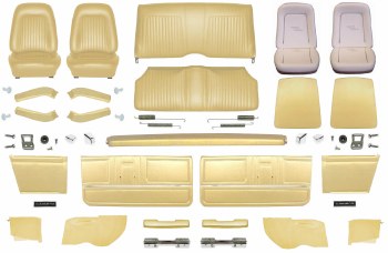 1967 Camaro Convertible Master Standard Interior Kit  Gold