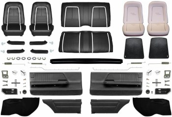 1967 Camaro Coupe Master Deluxe Interior Kit  Black