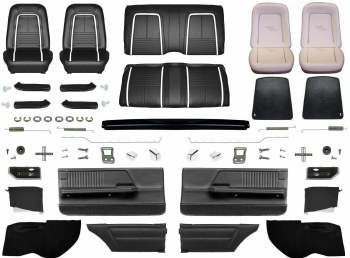 1967 Camaro Convertible Master Deluxe Interior Kit  Black