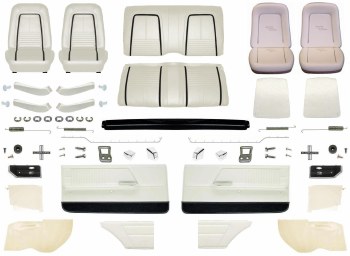 1967 Camaro Convertible Master Deluxe Interior Kit  Parchment