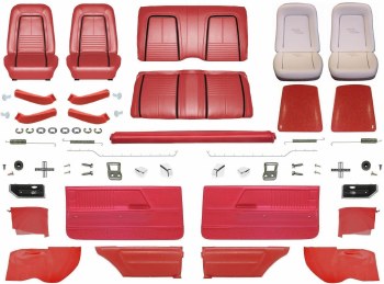 1967 Camaro Convertible Master Deluxe Interior Kit  Red