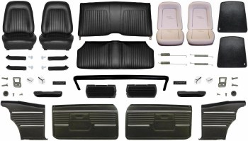 1968 Camaro Coupe Master Standard Interior Kit  Black