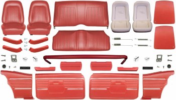 1968 Camaro Coupe Master Standard Interior Kit  Red