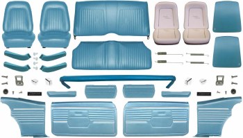 1968 Camaro Coupe Master Standard Interior Kit  Medium Blue