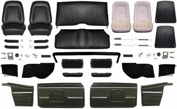 1968 Camaro Convertible Master Standard Interior Kit  Black