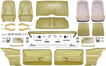 1968 Camaro Coupe Master Deluxe Interior Kit  Ivy Gold
