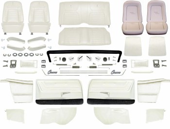 1968 Camaro Convertible Master Deluxe Interior Kit  Pearl Parchment