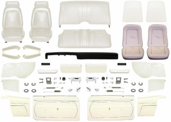 1969 Camaro Convertible Master Standard Interior Kit  White