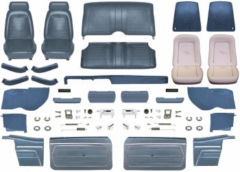 1969 Camaro Convertible Master Standard Interior Kit  Dark Blue