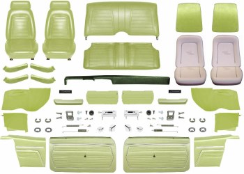 1969 Camaro Convertible Master Standard Interior Kit  Moss Green