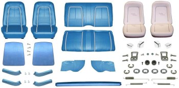 1967 Camaro Coupe Monster Deluxe Interior Kit  Bright Blue