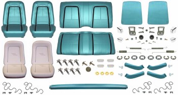 1967 Camaro Convertible Monster Deluxe Interior Kit  Turquoise