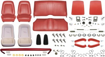 1968 Camaro Coupe Monster Standard Interior Kit  Red