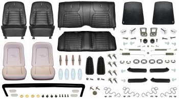 1968 Camaro Coupe Monster Deluxe Interior Kit  Black