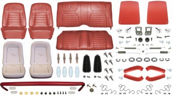 1968 Camaro Coupe Monster Deluxe Interior Kit  Red