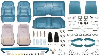 1968 Camaro Coupe Monster Deluxe Interior Kit  Medium Blue