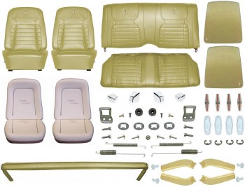 1968 Camaro Coupe Monster Deluxe Interior Kit  Ivy Gold