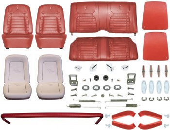 1968 Camaro Convertible Monster Deluxe Interior Kit  Red