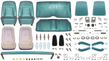 1968 Camaro Convertible Monster Deluxe Interior Kit  Aqua