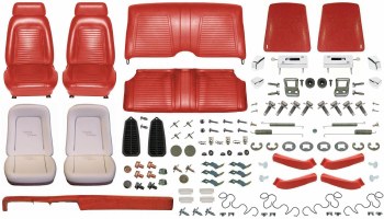 1969 Camaro Convertible Monster Standard Interior Kit  Red