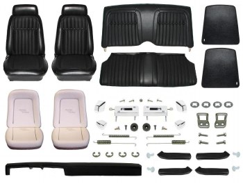 1969 Camaro Coupe Monster Deluxe Comfortweave Interior Kit  Black