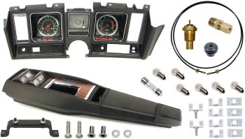 1969 Camaro Tach &amp; Console w/Gauges Conversion Kit w/4 Spd 120 MPH 5/7K Tach