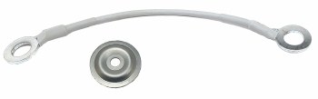 1968 1969 Camaro &amp; Firebird Bucket Seat Passenger Side Cable &amp; Washers  Silver