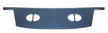 1968 Camaro Package Tray or Package Shelf Die-Cut With Provisions For Stereo Speakers  Medium Blue