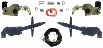 1967 Camaro &amp; Firebird Power Window Conversion System With OE Style Regulars  Harnesses Switches  Relays