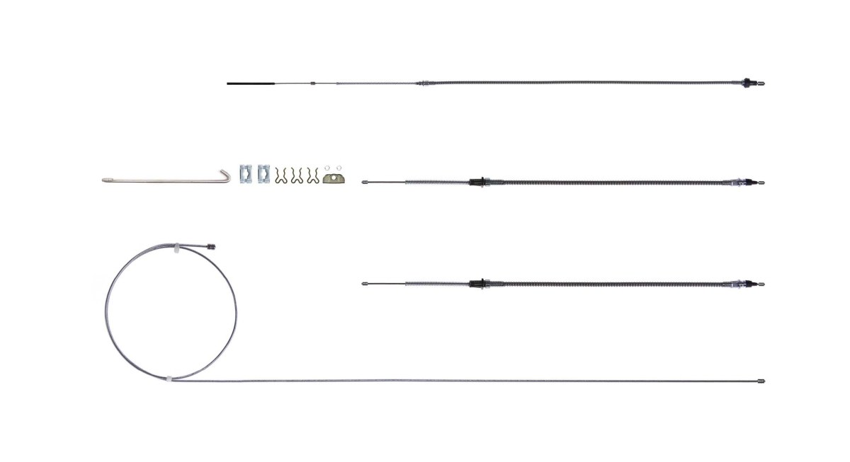 1967 Camaro & Firebird Rear Parking Brake Cable Kit OE Quality! SS