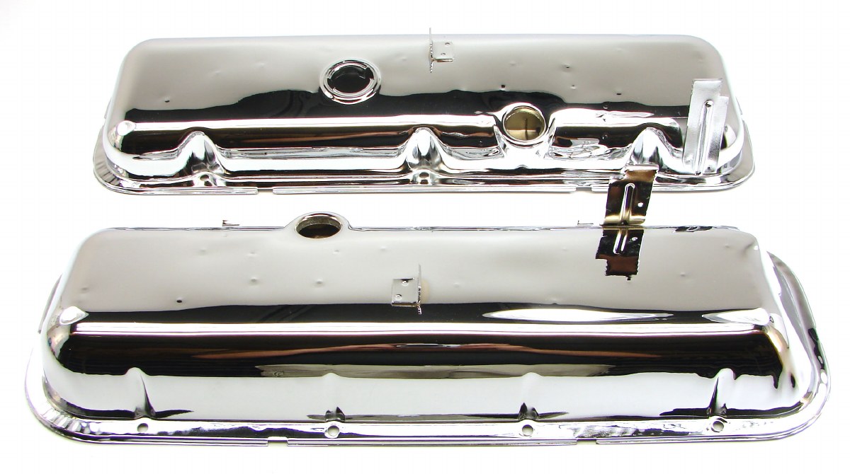 1967 Camaro Chevelle Bb Chrome Valve Covers 396 427 Correct Oe Quality Usa 1967 1968 1969 