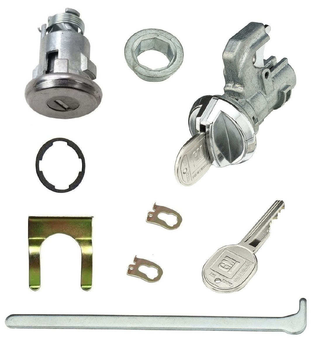 1969 Camaro Glove Box Lock & Trunk Lock Kit & Original Keys 1967