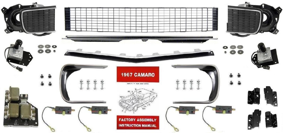 1967 Camaro Master Rally Sport Conversion Kit Without Console Gauges OE  Quality!