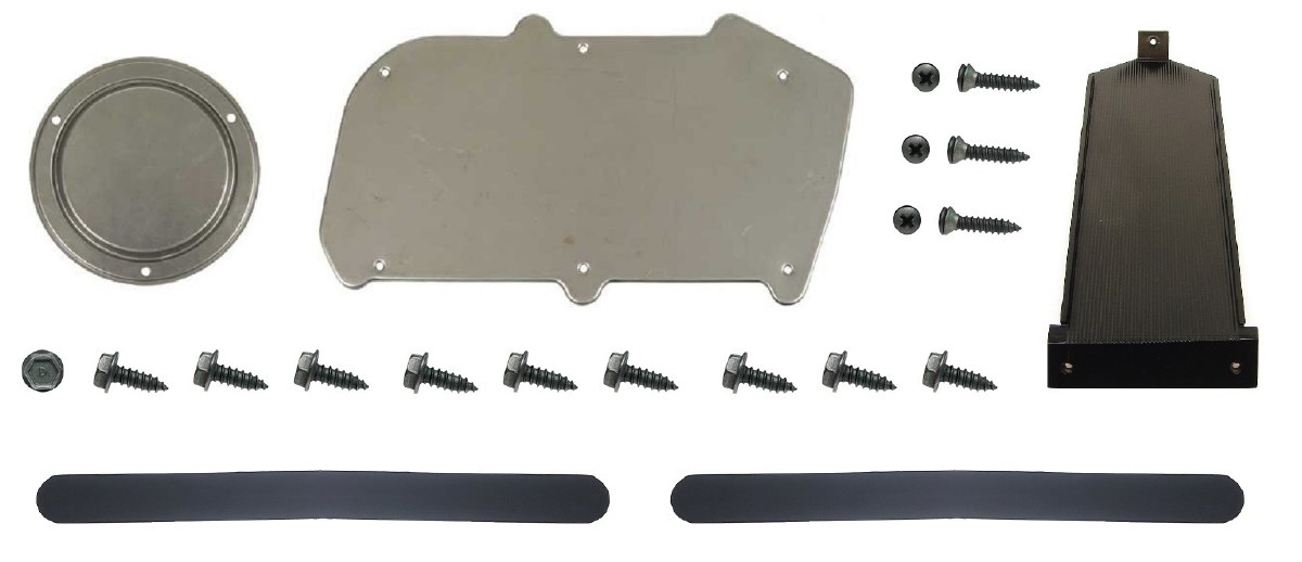 66-67 CHEVY NOVA HEATER DELETE PANEL PLATE