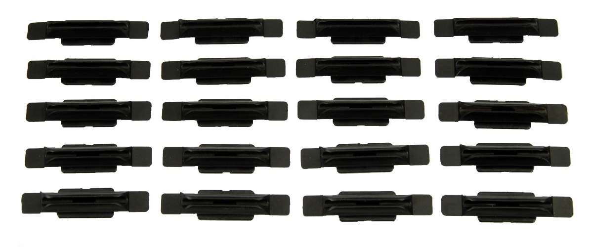 thumbnail image 2 of Pair 1970-73 Chevy Camaro Pontiac Firebird Headliner Seat Belt Staple Retainers 2 of 4