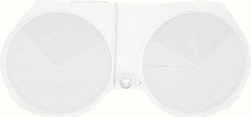 OER Dash Carrier Lens With Tach – 1968 Pontiac Firebird & Chevrolet Camaro (Plastic, 6481587)