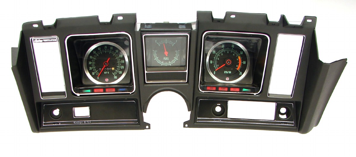 1969 Camaro Dash Cluster Assembled 5.5/7K Tach Center Fuel Gauge & 140