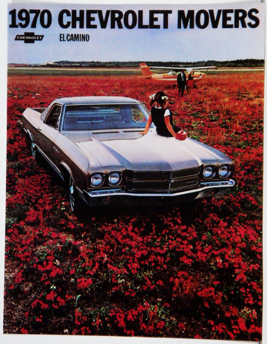 1970 El Camino Dealer Showroom Sales Brochure OE Quality! 1967, 1968
