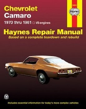 1967-1981 Camaro 1970-1981 Camaro Repair Manual