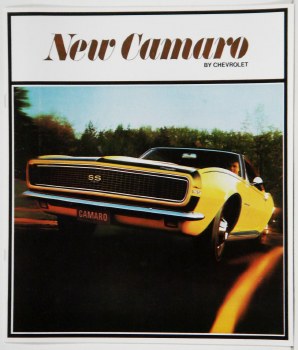 1967 Camaro Dealer Showroom Sales Brochure