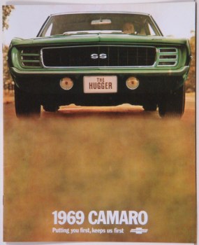 1969 Camaro Dealer Showroom Sales Brochure