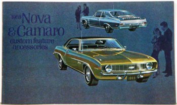 1969 Camaro Custom Feature Accessories Pamphlet