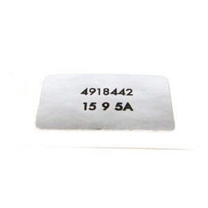 1969 Camaro &amp; Firebird Wiper Motor Date Label 15-9