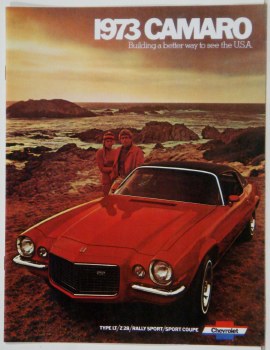 1973 Camaro Dealer Showroom Sales Brochure  OE Quality!